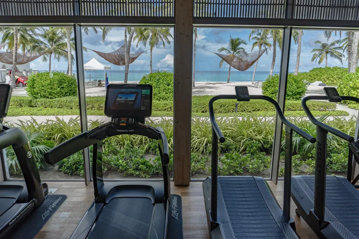 Ritz Carlton Maldives gym fitness center