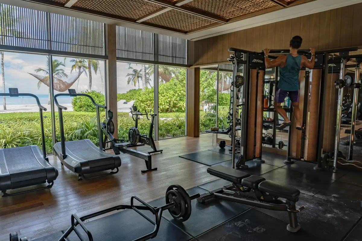 Ritz Carlton Maldives gym fitness center