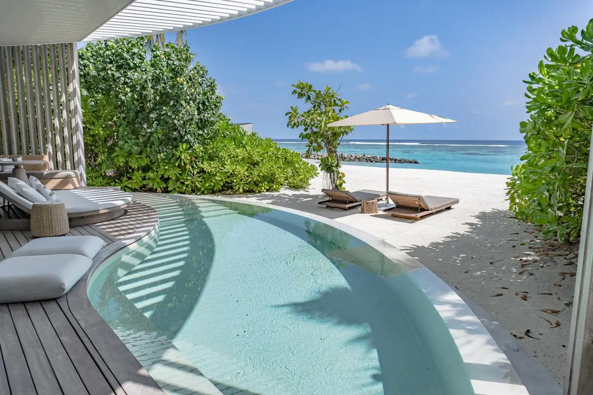 Ritz Carlton Maldives beach villas