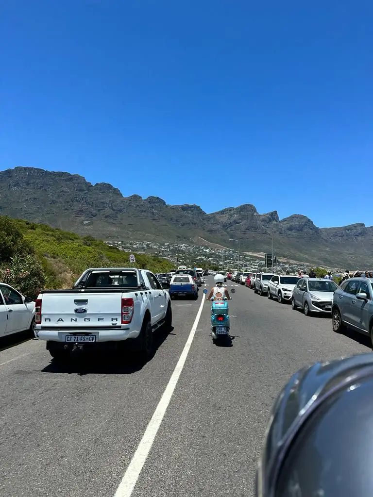 Cape Town scooter traffic
