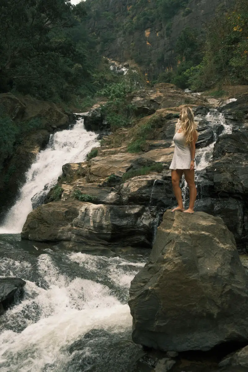 Rawana waterfall Ella Sri Lanka